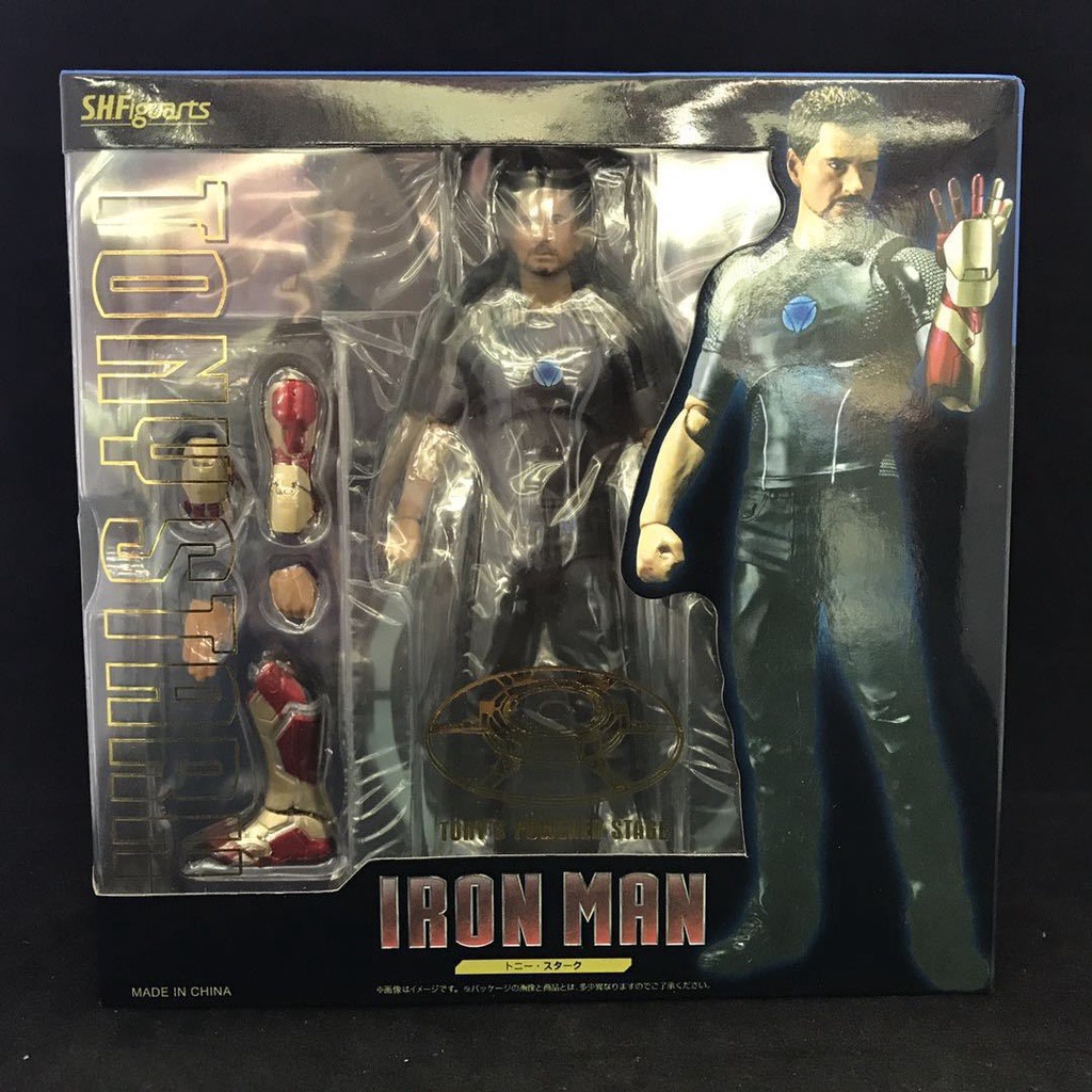 Mô Hình Iron Man Tony Stark SHF Có Khớp Động