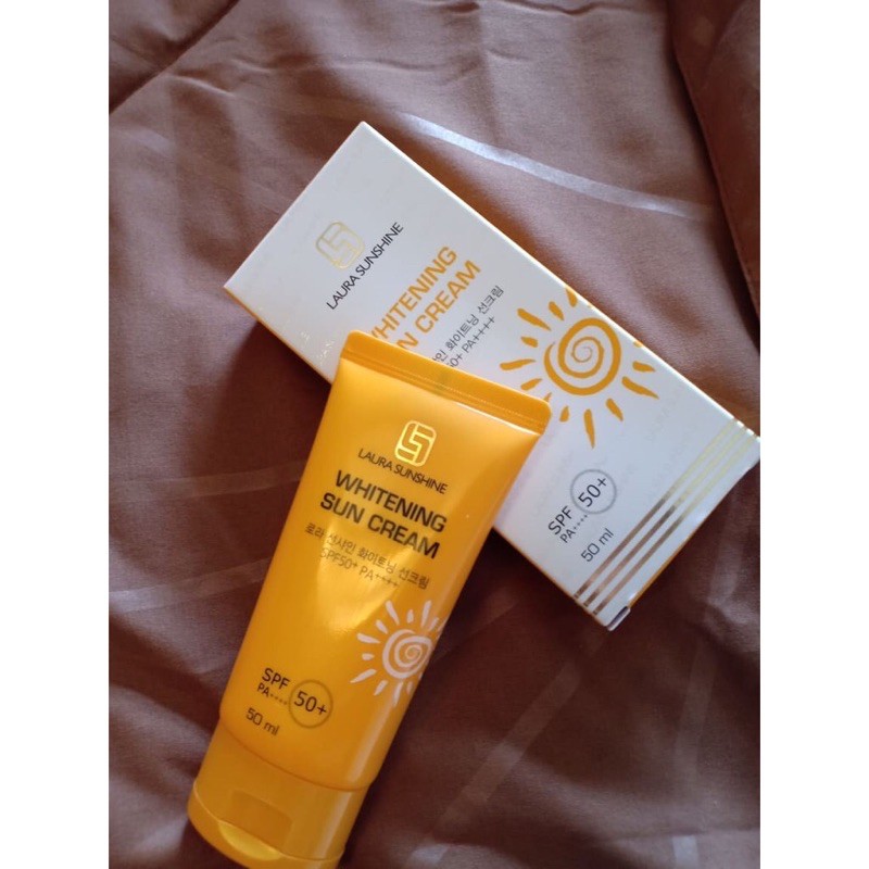 KEM CHỐNG NẮNG TRẮNG DA Nhật Kim Anh - LAURA SUNSHINE WHITENING SUN CREAM SPF 50+