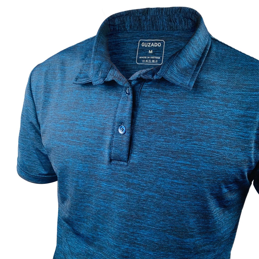 Áo Polo Nam Cổ Bẻ Guzado, Chất Coolmate mềm mịn, Siêu Co Giãn, Phong Cách Trẻ Trung Khỏe Khoắn GPL02