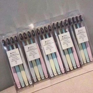 Set 4 Bàn Chải MUJI  Lúa Mạch Than Tre