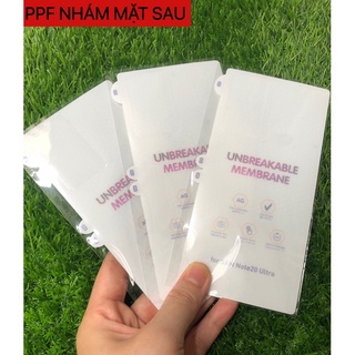 [ MẶT TRƯỚC + MẶT SAU] DÁN PPF DẺO NHÁM DÀNH CHO SAMSUNG S8/S9 S8+/S9+ S10 S10+ NOTE8/9 NOTE10 NOTE10+
