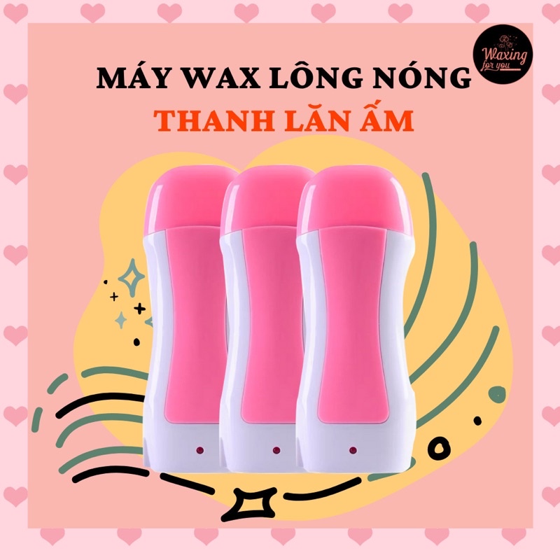 MÁY WAX LÔNG NÓNG - THANH LĂN TẨY LÔNG KHÔNG ĐAU - MÁY CẦM TAY SẠCH LÔNG (WAXINGFORU) ❤️Freeship❤️siêu tiện lợi