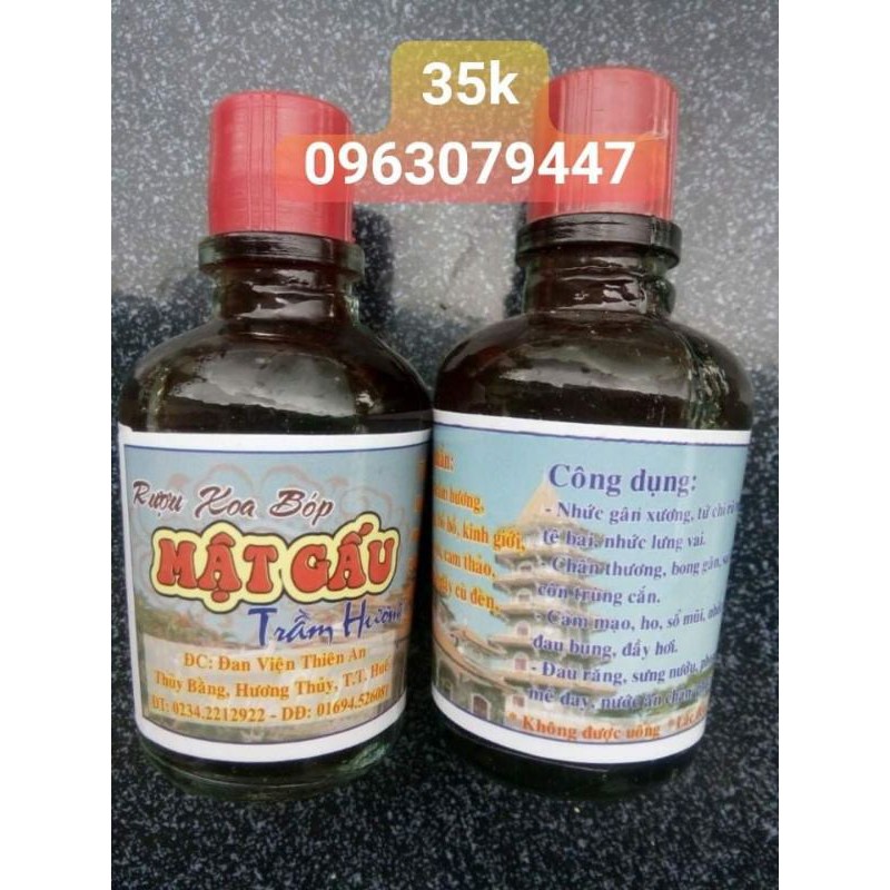 Dầu xoa bóp cây mật gấu trầm hương