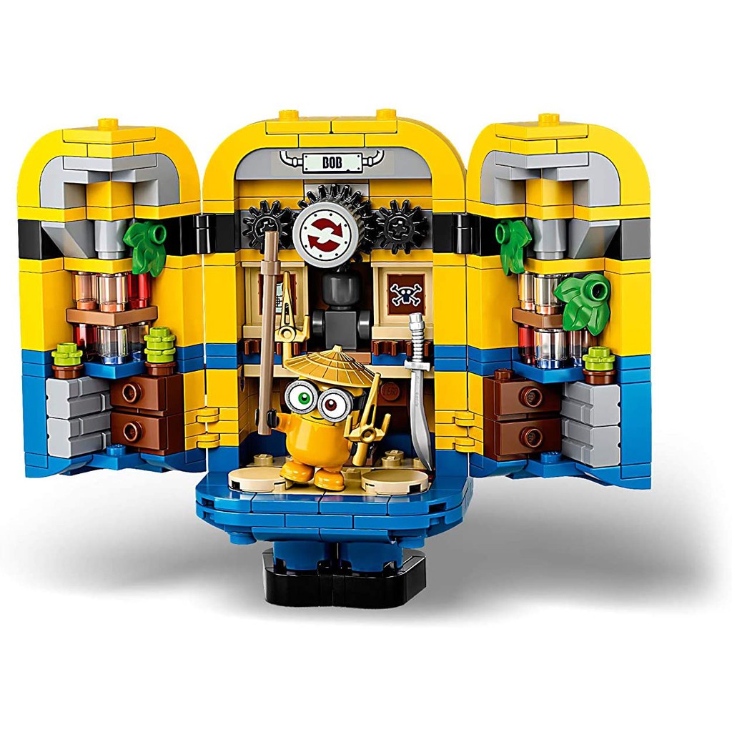 Đồ chơi lắp ráp mô hình Minion A2112 19009 Minions Phòng Chứa Bí Mật Của Minions Bob Kevin Stuart - Xếp hình thông minh