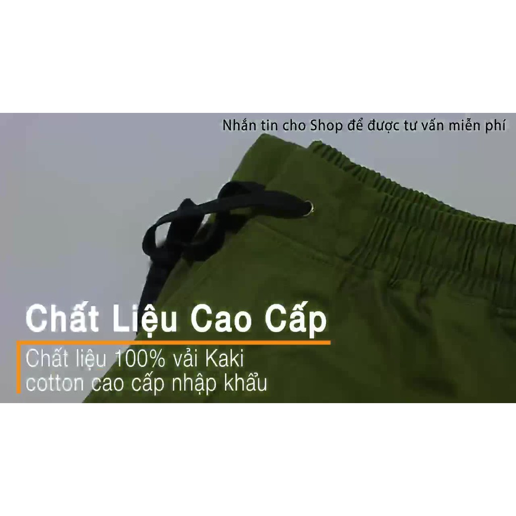 Quần Jogger Kaki Nam Trơn Màu Đen Ghi Than Dáng Hàn Co Giãn Thoải Mái