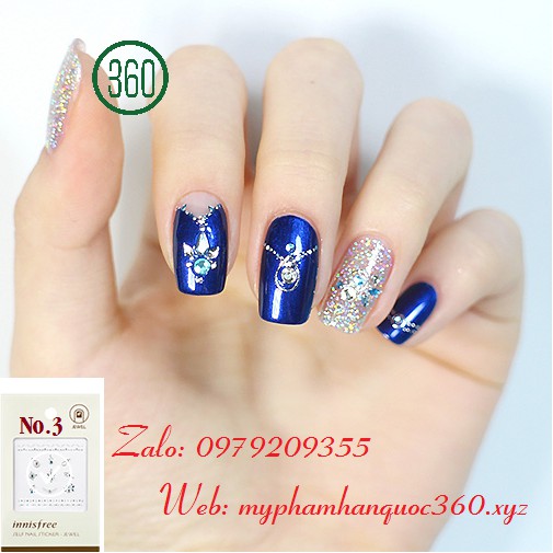 Sticker Tạo Kiểu, Trang Trí Móng - Innisfree Self nail sticker - jewel #3