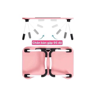 Bàn gấp có khe để Laptop