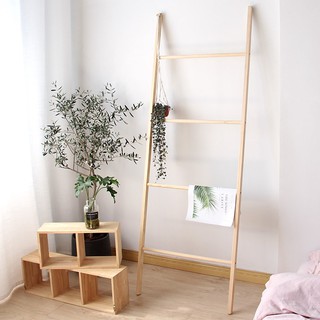THANG TREO TRANG TRÍ A TOWEL LADDER GỖ TỰ NHIÊN