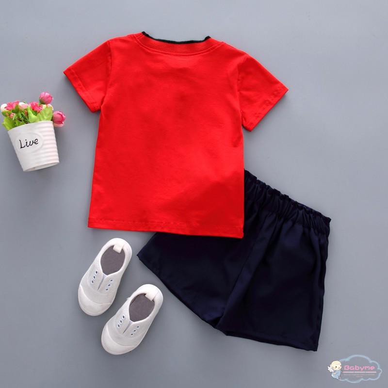 Set áo thun ngắn tay cổ tròn và quần váy ngắn họa tiết hoa thời trang hè dễ thương cho bé gái
