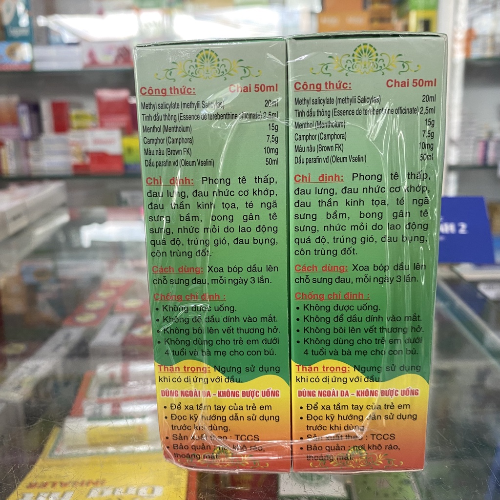 ✅ [Chính Hãng] Dầu phong thấp trật đả Chánh Đại Chai 10ml, 50ml