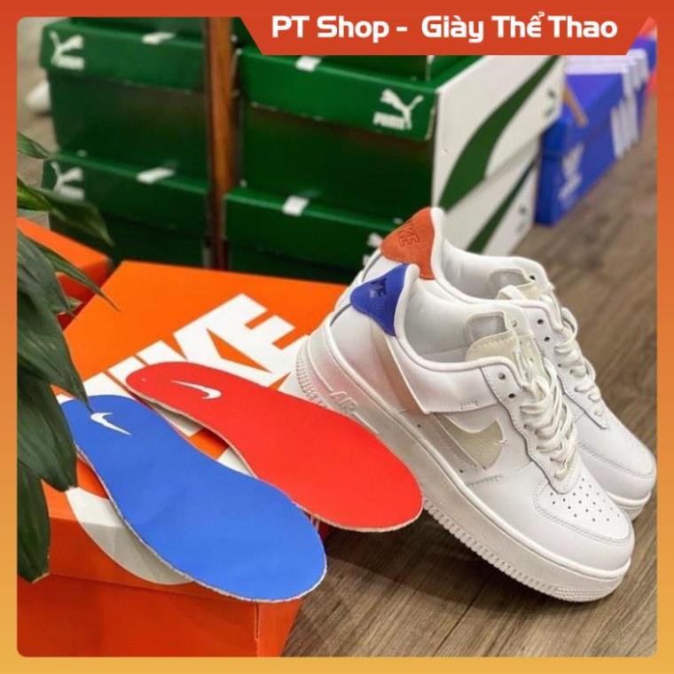 PT Shop [FreeShip+ Hàng Xịn][Full box] giày AF1 gót hai màu xanh đỏ cao cấp : ✔️ , Giày Sneaker