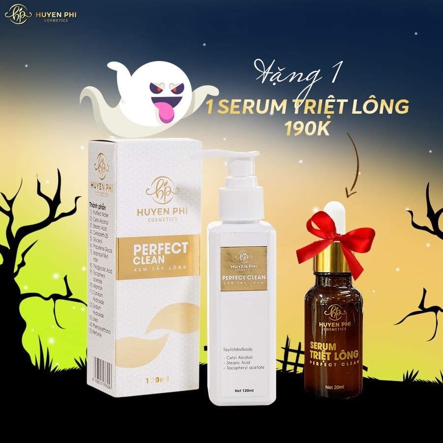 Kem Tẩy Lông Huyền Phi chính hãng tẩy bất chấp mọi loại lông tặng kèm serum triệt lông 120ml