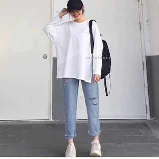 Quần baggy rách 2 vệt