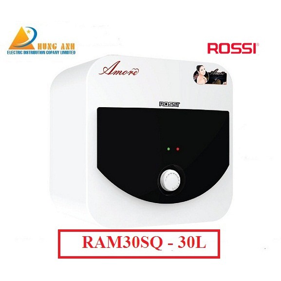 Bình nóng lạnh Rossi 30l vuông RAM30SQ