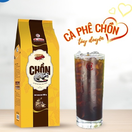 Cà Phê Nguyên Hạt Chồn Mê Trang 500G ủ men trong dịch tiết vi sinh của chồn cho hương vị ngon nhất
