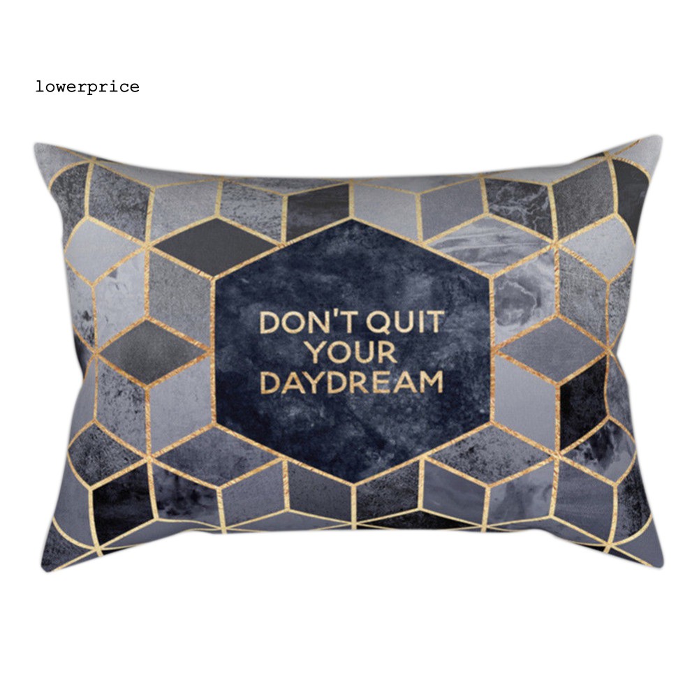 LP_Rectangle Geometric Cube Throw Pillow Case Cushion Cover Sofa Bed Car Cafe Decor