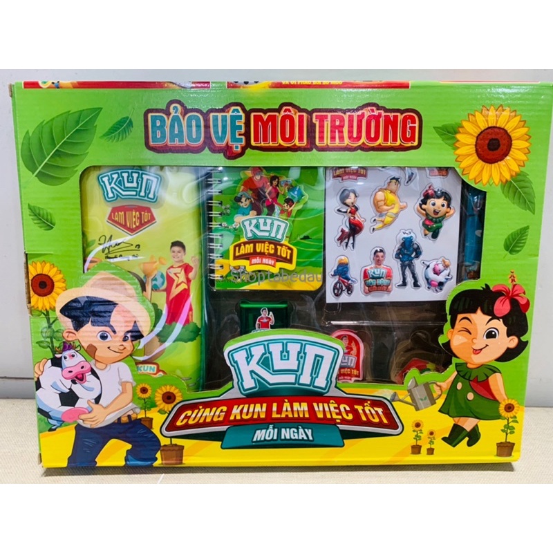 Bộ dụng Cụ Học Tập Kun 9 Món