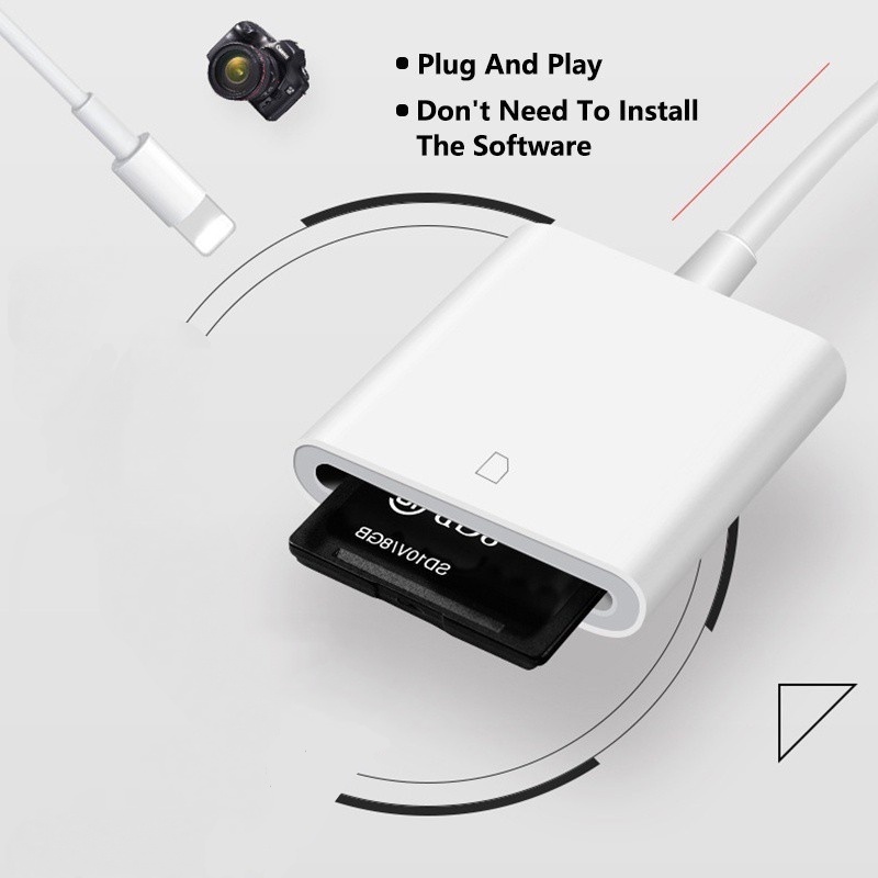Đầu Đọc Thẻ Nhớ Chuyển Đổi USB Sang SD Card DSLR Cho Điện Thoại Và Máy Tính Bảng
