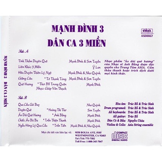dĩa cd nhạc asia 8