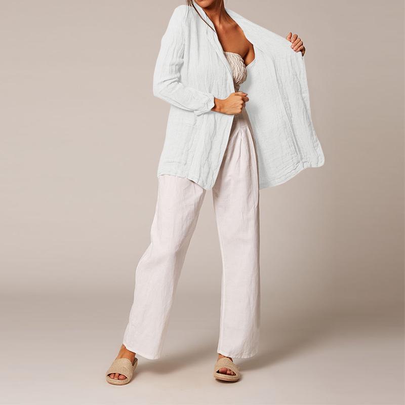 Áo khoác Blazer tay dài thời trang mùa hè cho phái nữ