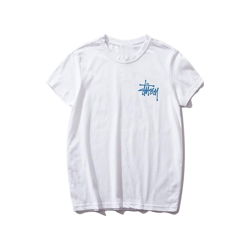 Áo Thun Cotton Tay Ngắn In Chữ Stussy Kiểu Cổ Điển Thời Trang Mùa Hè Cho Nam