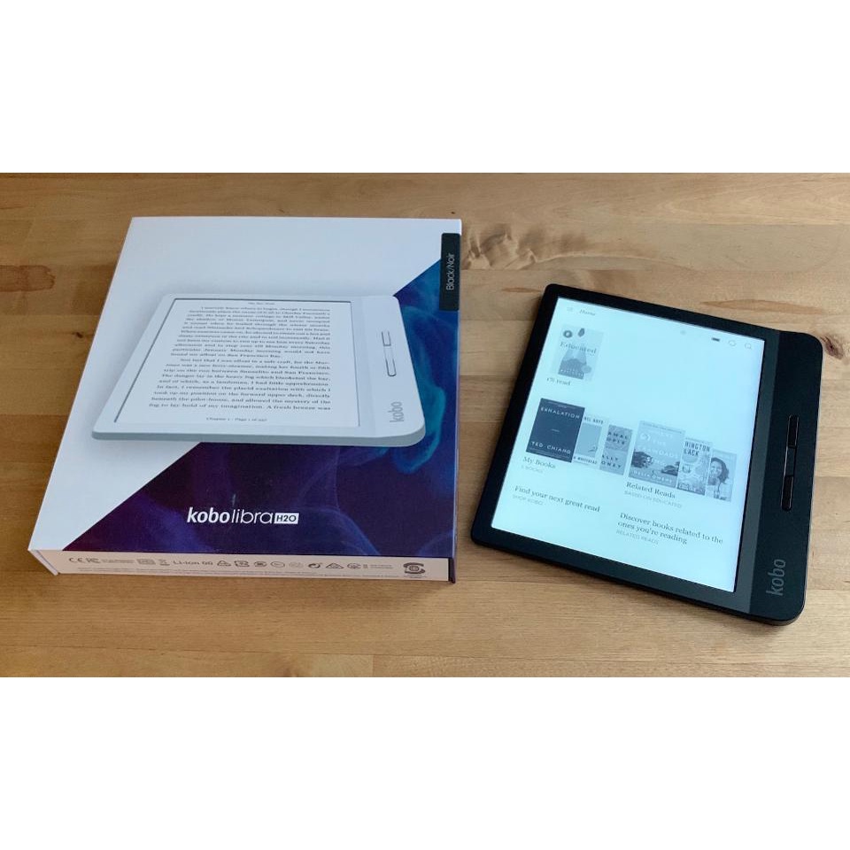 Máy đọc sách Kobo Libra H2O - 8GB đen/trắng - Bảo hành 12 tháng (Kobo Libra H2O Ereader - 12 month warranty) | BigBuy360 - bigbuy360.vn