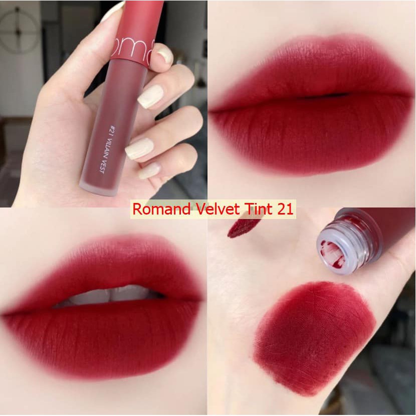 SON ROMAND ZERO VELVET TINT MẪU MỚI 2020 (MÀU 18.19.20.21)