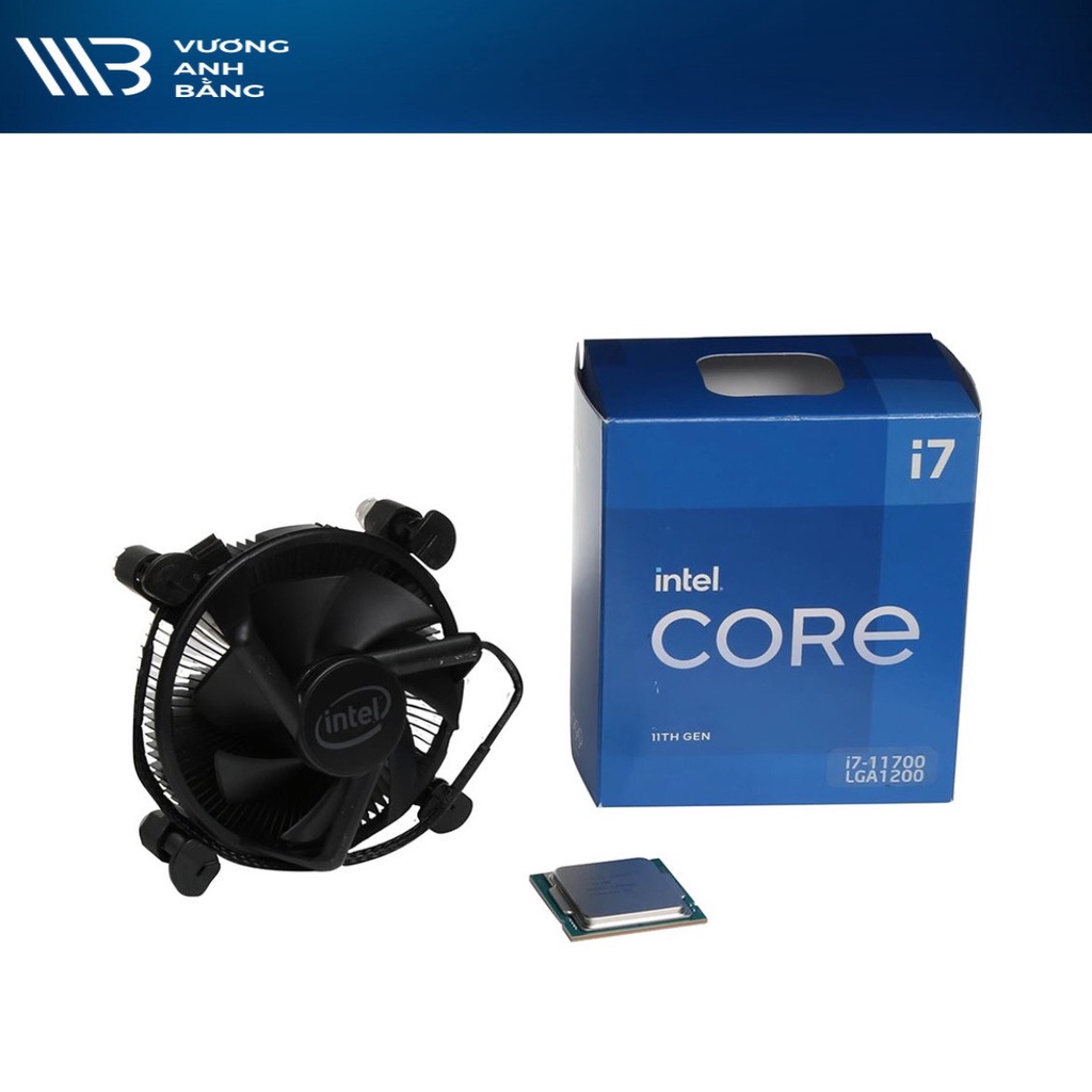 CPU Intel Core i7-11700 (2.5GHz turbo up to 4.9Ghz, 8 nhân 16 luồng, 16MB Cache, 65W) - Socket Intel LGA 1200