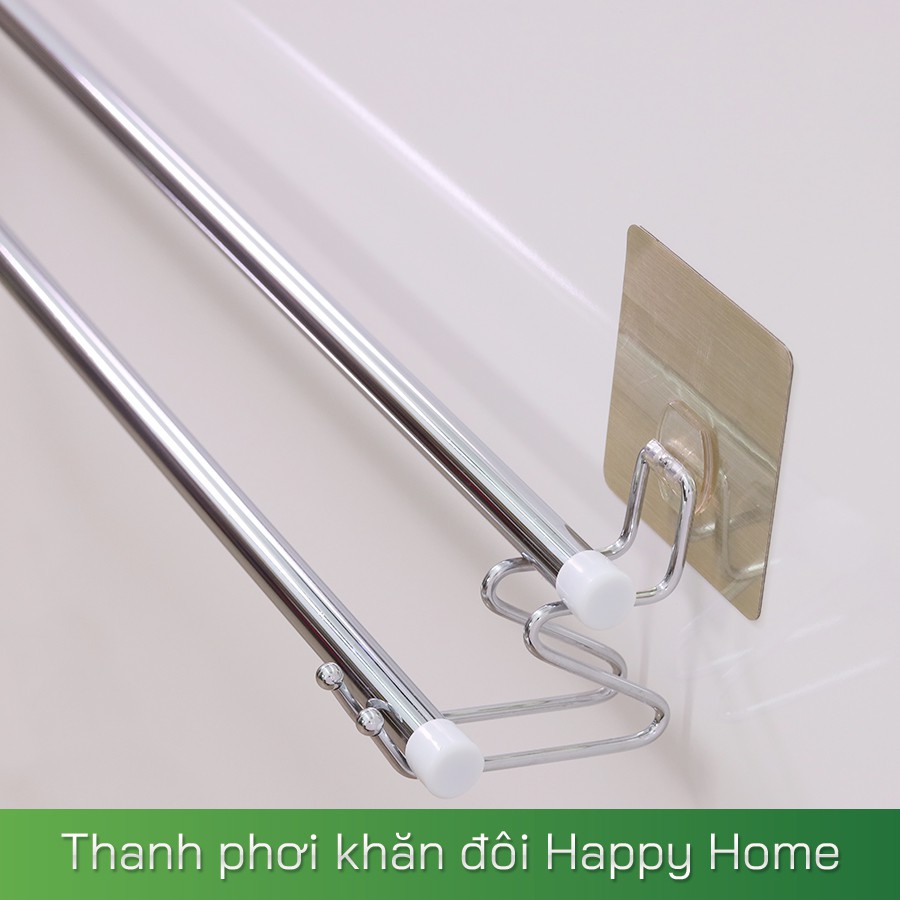 Thanh phơi khăn đôi Happy Home