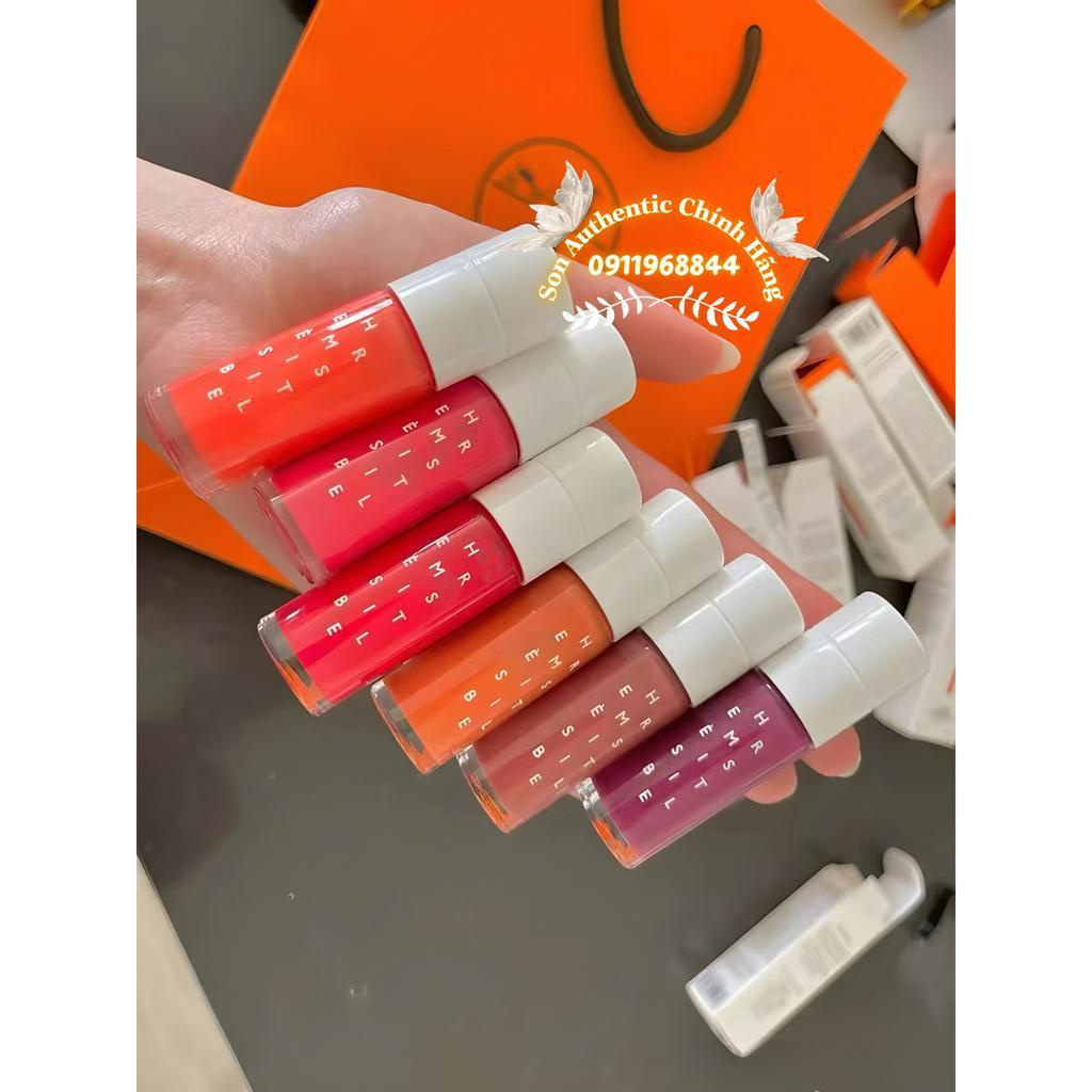 Son dưỡng Hermes 𝐇𝐞𝐫𝐦𝐞𝐬𝐢𝐬𝐭𝐢𝐛𝐥𝐞 𝐈𝐧𝐟𝐮𝐬𝐞𝐝 𝐋𝐢𝐩 𝐂𝐚𝐫𝐞 𝐎𝐢𝐥 - Son Kem Hermes 1,2,3,4,5