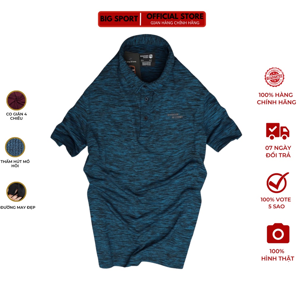 Áo thun nam cổ trụ tay ngắn chất mè thái thoáng mát thời trang hè hot trend - MEN87_Store