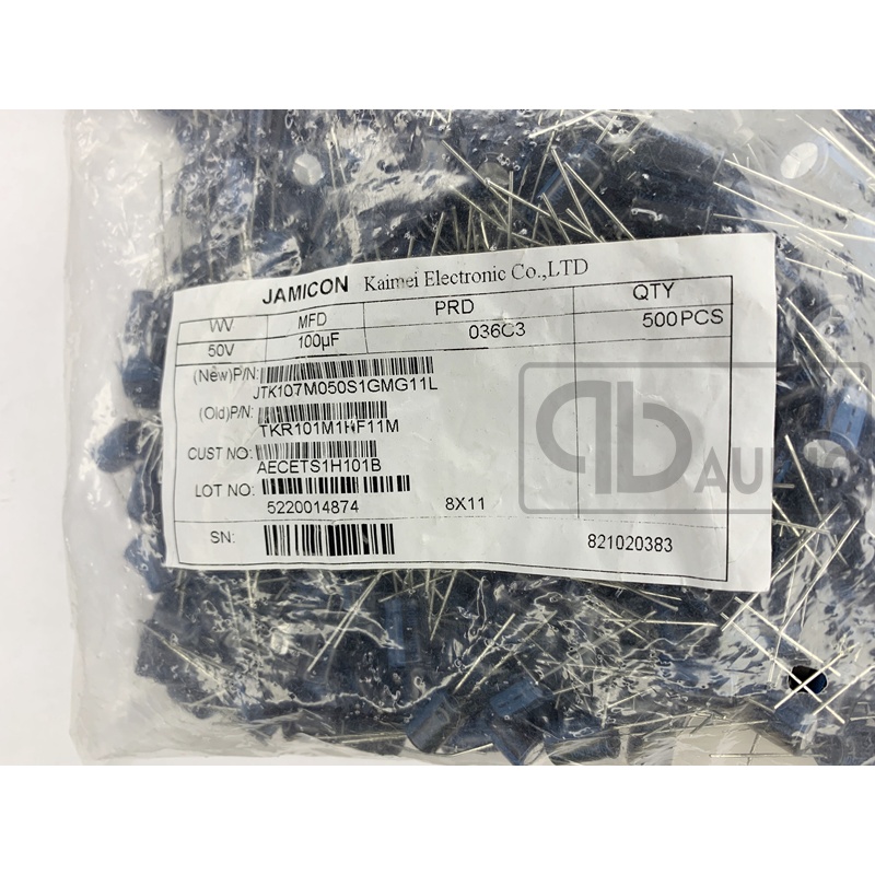 Tụ điện Jamicon 100uF 50V hàng chính hãng