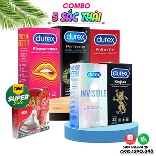 Combo 5 hộp bcs – dòng bcs siêu mỏng & gân gai