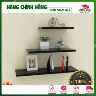 [Freeship – Hàng Nhập Khẩu] Kệ Treo Tường - Bộ 3 Thanh Ngang Dài (30,40,50x13cm) Chọn Màu - Kệ Trang Trí Phòng Khách