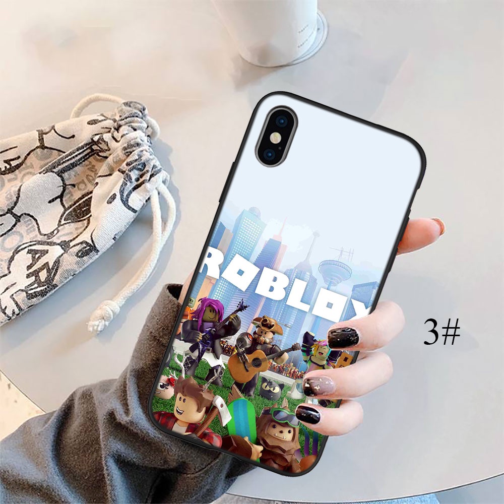 Ốp Điện Thoại Hình Roblox Cho iPhone 5 5S 6 6S 7 8 11 Pro Max Plus SE XR AE60