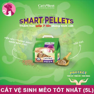[5L] Cát vệ sinh cho mèo - Cat’s Best Smart Pellets, phù hợp mèo lông dài, không dính lông