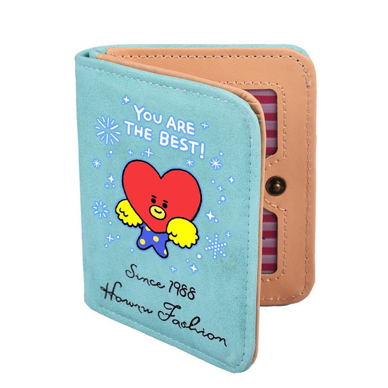 Ví Đựng Tiền Xu In Hình bt21 Dễ Thương