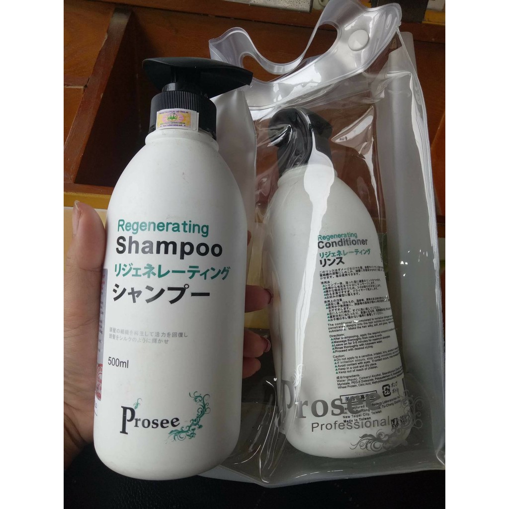 Dầu gội xả phục hồi Prosee Regenerating 500mlx2