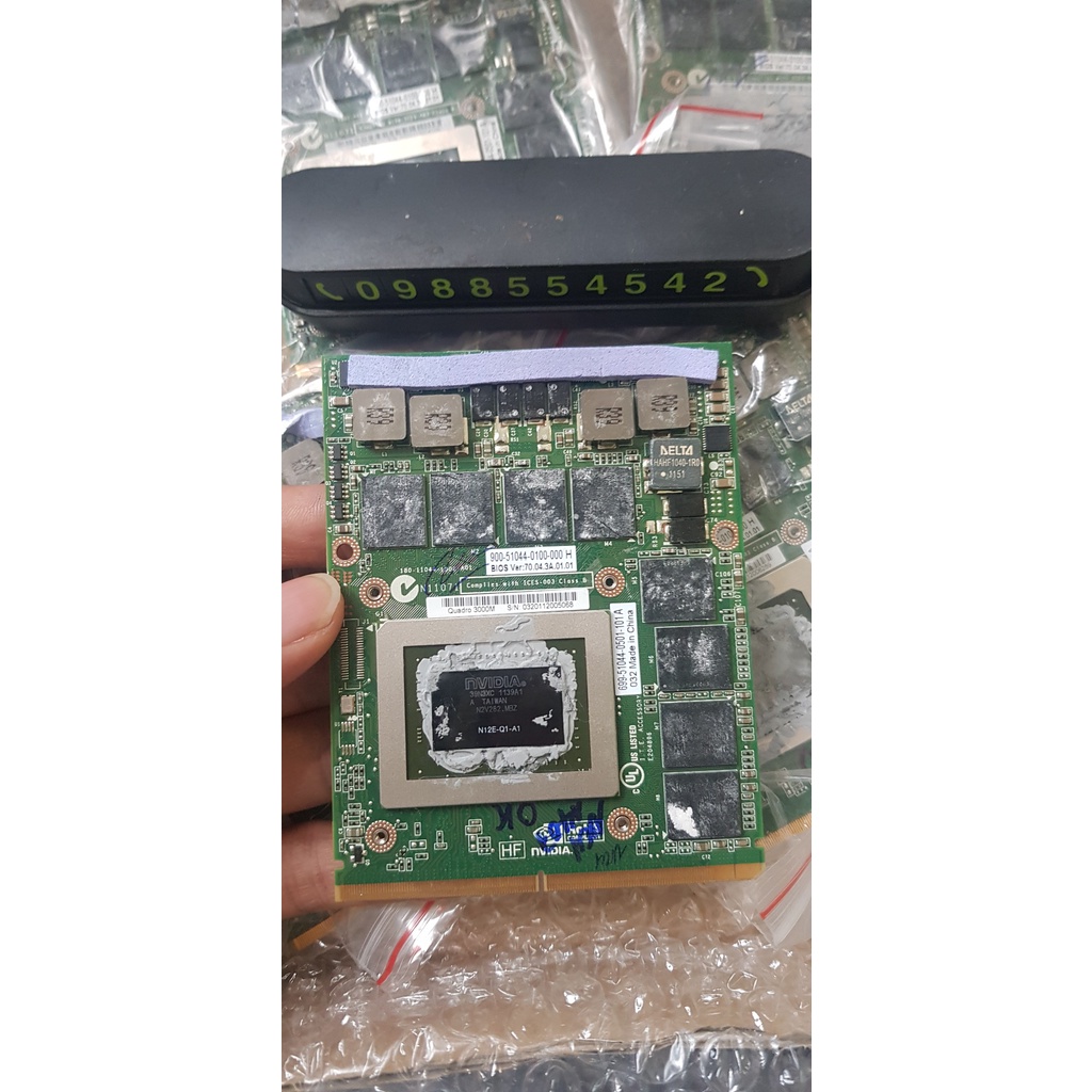 Cạc đồ họa VGA Quadro Q3000m 2Gb