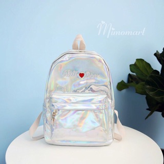 Balo hologram Milk Bear size lớn