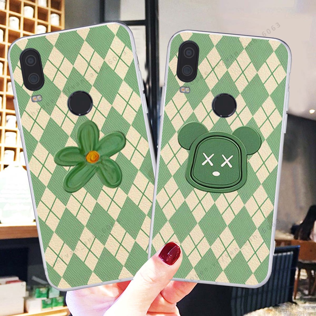 Ốp lưng Vsmart Active 1 / Active 1 Plus / Active 1+ in hình hoa, gấu rich bear nghệ thuật, thời trang