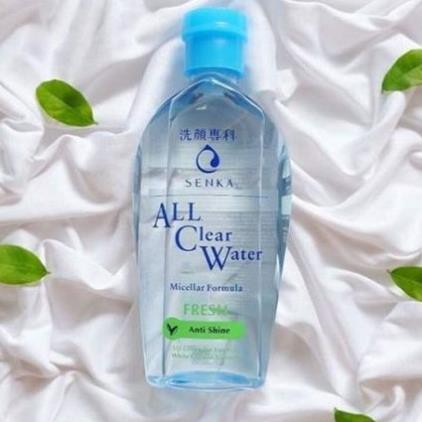 Nước Tẩy Trang SENKA Tươi Mát Da All Clear Water Fresh Anti Shine 230ml