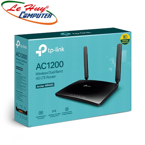 Router Wifi TP-Link Archer MR400 Băng Tần Kép 4G LTE AC1200