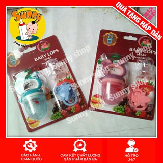 Bộ Túi Nhai Ăn Dặm Silicon Cao Cấp BABY LOSP
