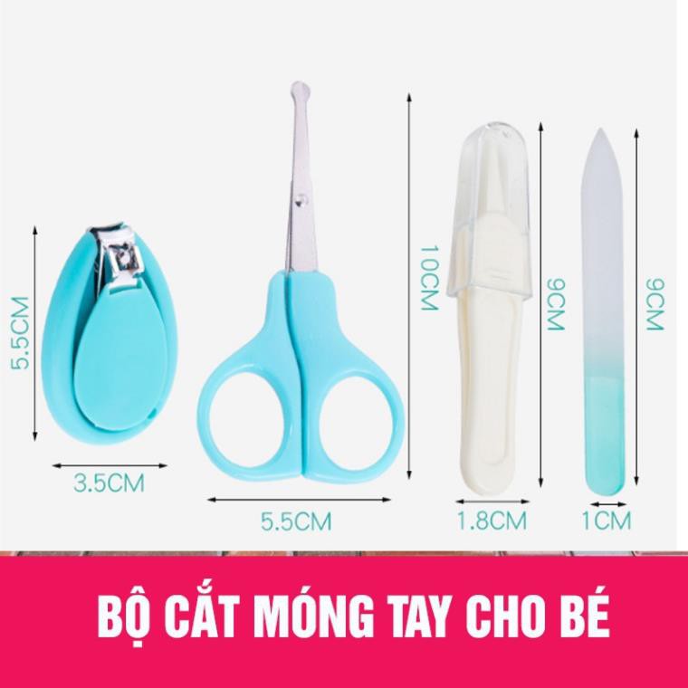 Combo dụng cụ chăm sóc: 1 Dụng cụ lấy ráy tai đèn, 1 Bộ cắt móng tay hình viên thuốc