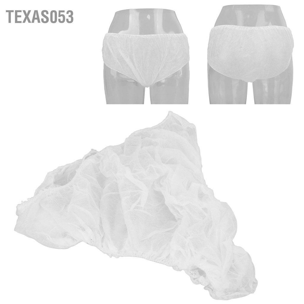 Texas053 360 chiếc Đồ lót dùng một lần Không dệt Thoải mái Thẩm mỹ viện Xông hơi Mồ hôi Quần tắm lớp sịp trắng