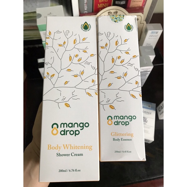 ✅( Hàng Nhập Khẩu] Bộ đôi dưỡng trắng body Mango drop
