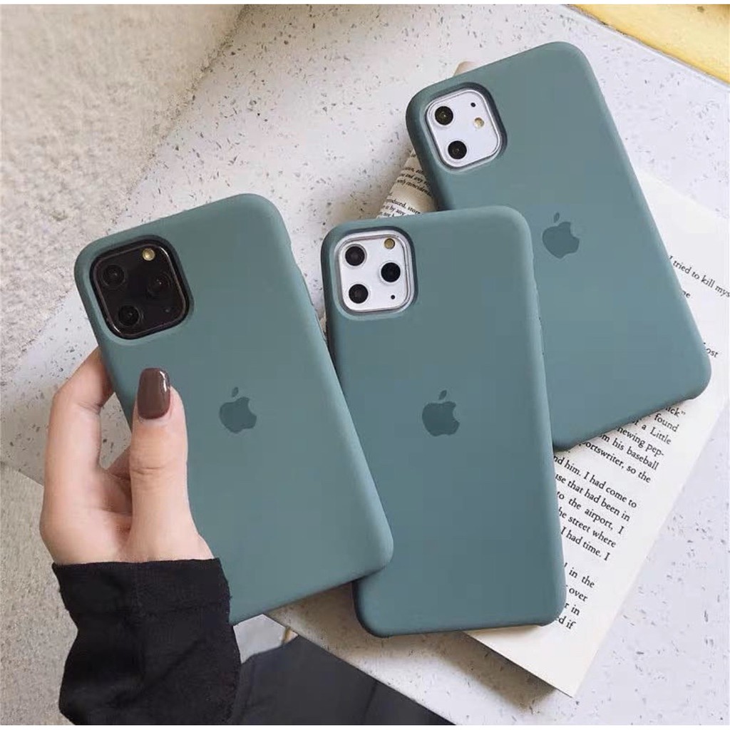 Ốp lưng Chống Bẩn - Dây Apple Watch Cao Su Xanh Midnight Iphone 6/ 6plus / 7/ 8/ 7plus / X/ Xs max / 11/ 11pro/ 11promax