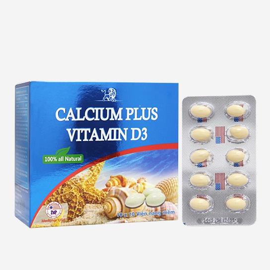 Calcium Plus Vitamin D3 - Bổ sung canxi, vitamin D3 cho bà bầu và tăng chiều cao cho trẻ
