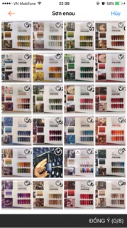 Sơn ENOU (ib shop gửi bảng màu)